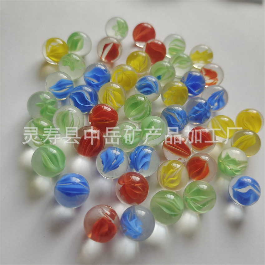 批发14mm16mm19mm22mm25mm玻璃弹珠 游戏机玻璃球玻璃珠棋子六色