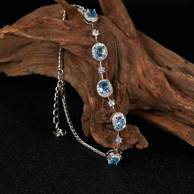 4g Weight Bracelets Classification 925 sterling silver Chain Material 1 Piece Quantity Date, Tea Party Occasion 925 Sterling Silver, Garnet, Apatite Material Geometric Pattern All Seasons Season Women's Gender Simple Style, Shiny Style 925 Sterling Silver Garnet Apatite Geometric Bracelets 13