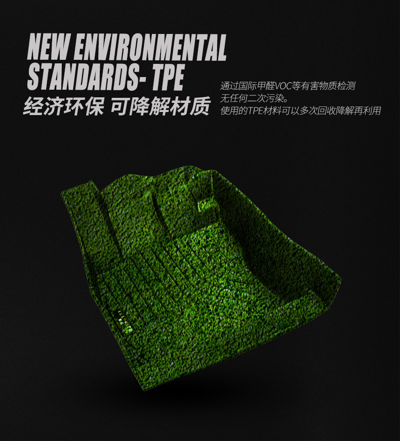 Source Manufacturer's Brand New, Special-Purpose, Non-Slip, Eco-Friendly, Odorless Tpe Car Floor Mats