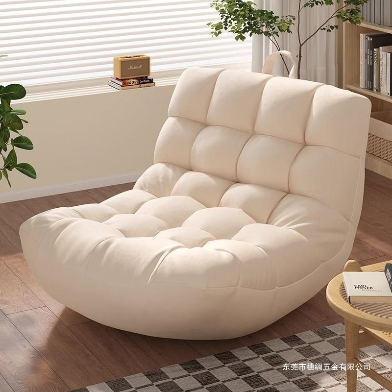 Lazy Sofa Recliner Trendy Tatami Lounge Chair for Sleeping and Relaxing on the Balcony, Caterpillar Single Bedroom Small Sofa