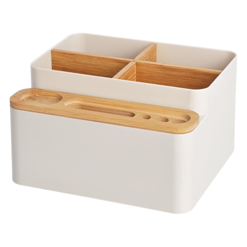 Nachuan multi-grid Oficina de escritorio caja de almacenamiento multiusos multifunción control remoto papelería cosméticos caja de organización de almacenamiento