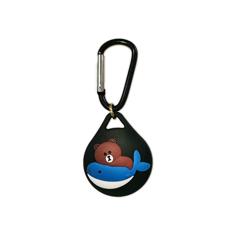 Aplicable a Apple Airtag/airtags posicionamiento Tracker anti-perdido llavero funda protectora de silicona