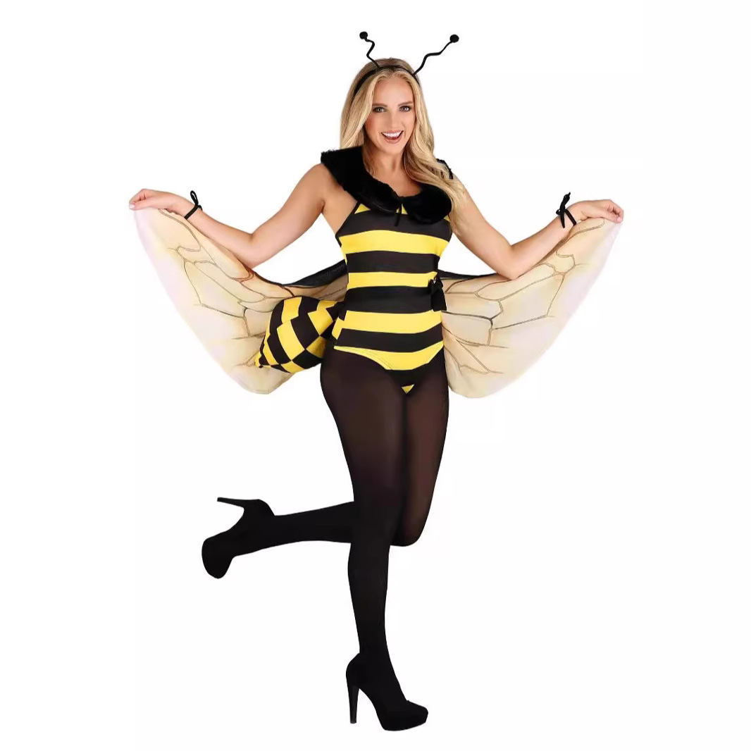 Women’s Halloween Party Suit Bee Wings Costume