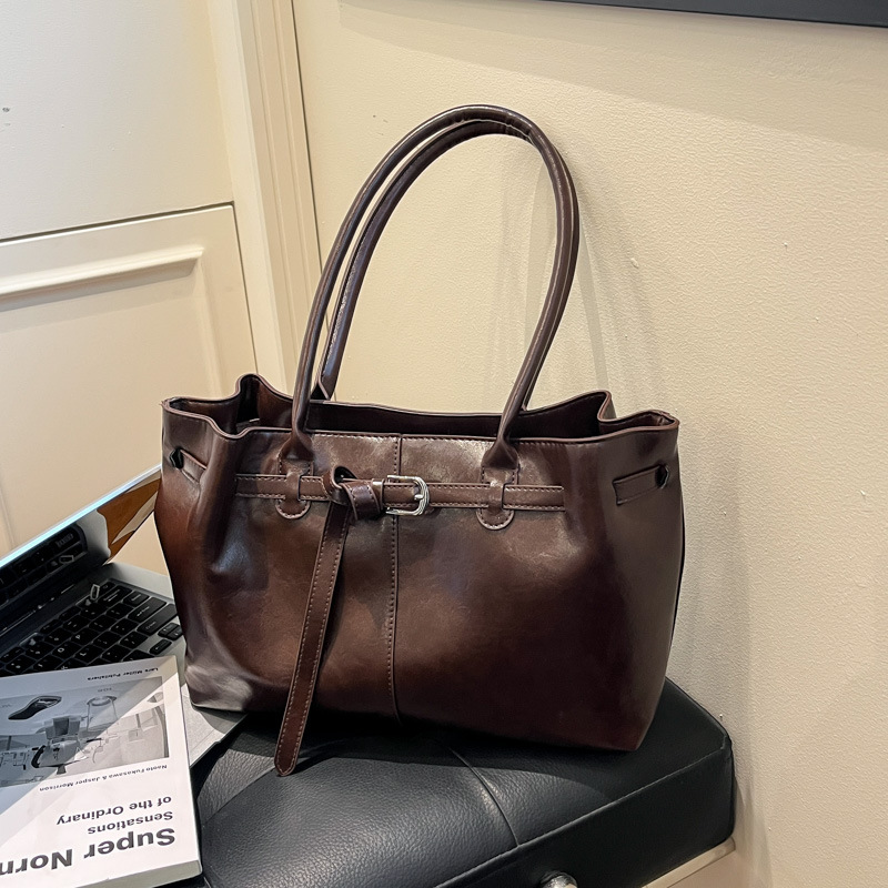 2025 Nuova borsa a tracolla versatile e casual da indossare sotto il braccio, ideale per il pendolarismo, con ampia capacità, per donna, autunno/inverno_voghion.com