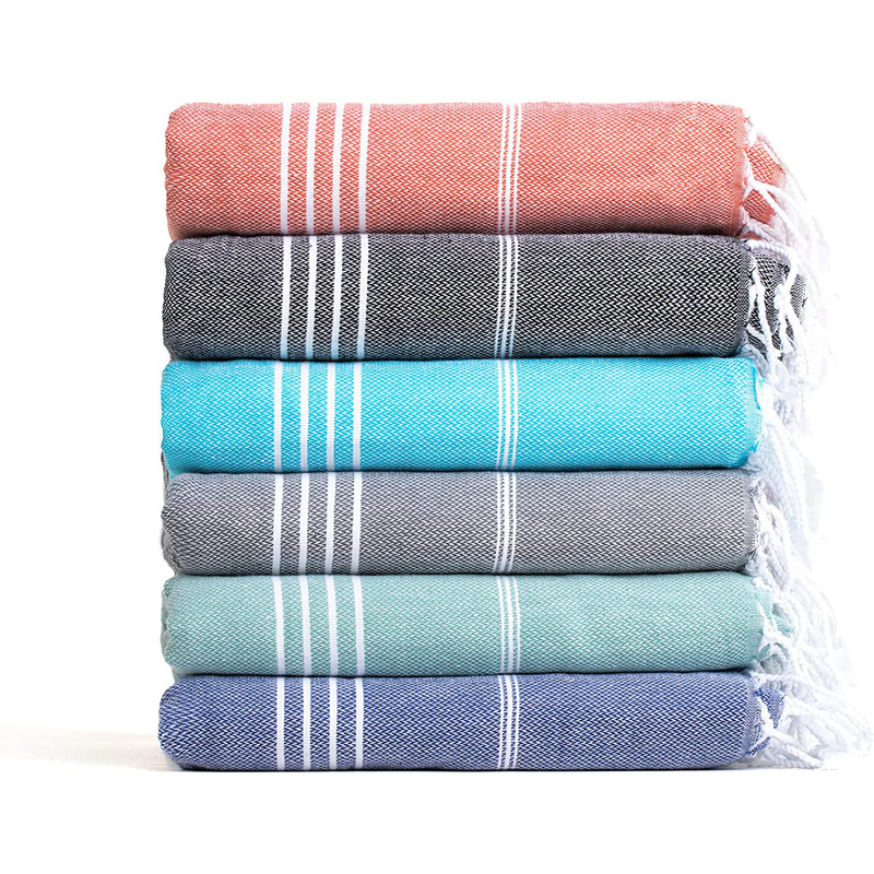 Longli towel Turkish beach towel striped tassel absorbent large size cotton bath towel variety of wholesale logo