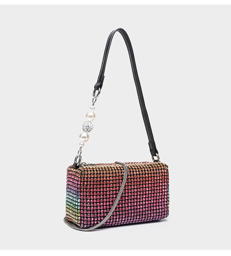 5색 진주 모델 + 뱀뼈 체인 + 예비 다이아몬드