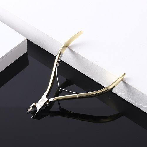 Factory direct sales for D501 dead skin scissors, manicure, dead skin pliers, beauty removal and barb manicure repair tools, colorful gold