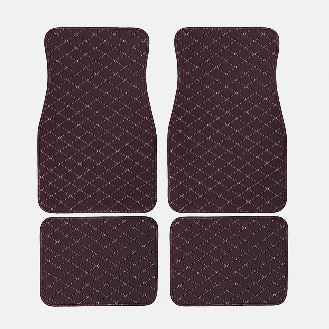 Wholesale and dropshipping of foreign trade car carpets, Amazon cross-border quilted foot mats, right-hand drive PVC universal car floor mats