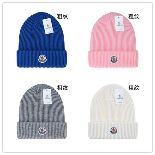 M.O.N.C.L.E.R Knitted Hat Woolen Hat Baseball Cap Letter Embroider Fashion Hat Beanie M-3