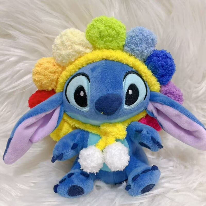かわいいスティッチのストラップの頭カバーの子供服は、バッグのストラップのアクセサリーを着て、熊料理鼠の誕生日豚を自嘲します。|undefined