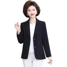 2025新款中年妈妈春秋小西装气质减龄50岁60中老年女短款外套上衣