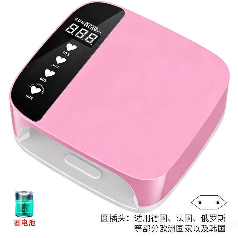 Lámpara de manicura personalizada de manicura especial de manicura luz UV / LED doble fuente de luz de manicura horneada de manicura pegamento de esmalte de uñas