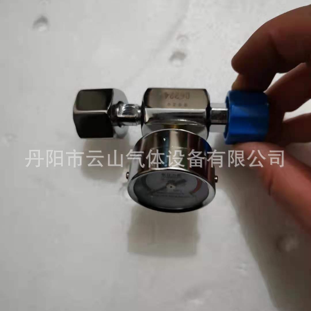 销售医用氧气钢瓶单表阀门、家用压力表减压阀、高压减压阀门