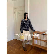 CZ ZHANG�ﶬ��ë�Ứ��֯��ŮѧԺ��V��Ѷ�������ë�� B45008