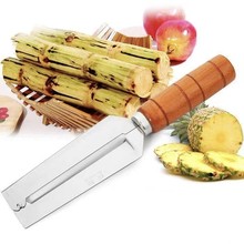 加厚款不锈钢甘蔗刀菠萝刀削皮刀加厚莴笋专用削皮刀大号水果刀