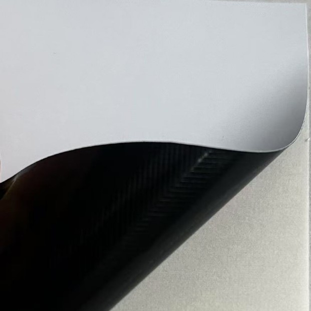 白膜黑胶不干胶遮光黑白膜自粘膜 不透光白色全遮光 阻燃VTM0哑白