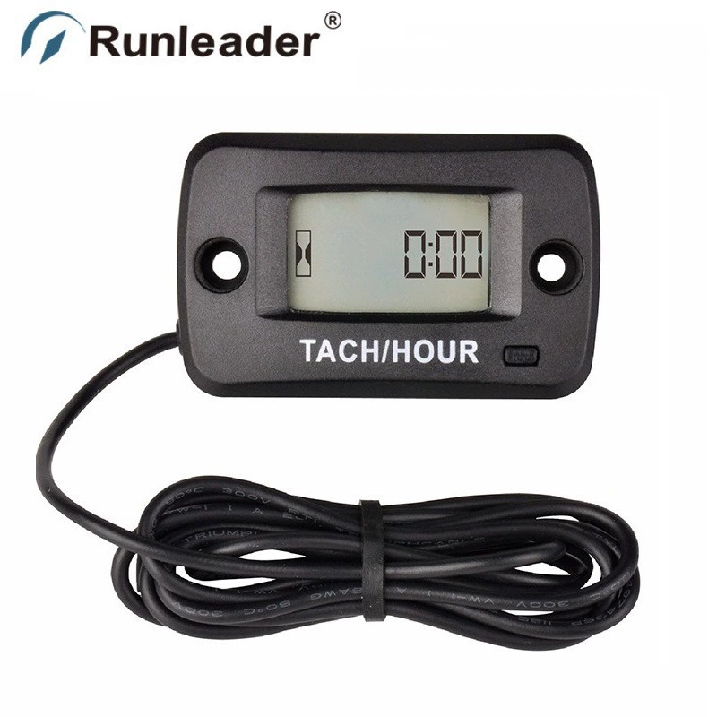 ЖК-промышленный водонепроницаемый тахометр для технического обслуживания ATV газонокосилка гольф-автомобиль квадроцикл