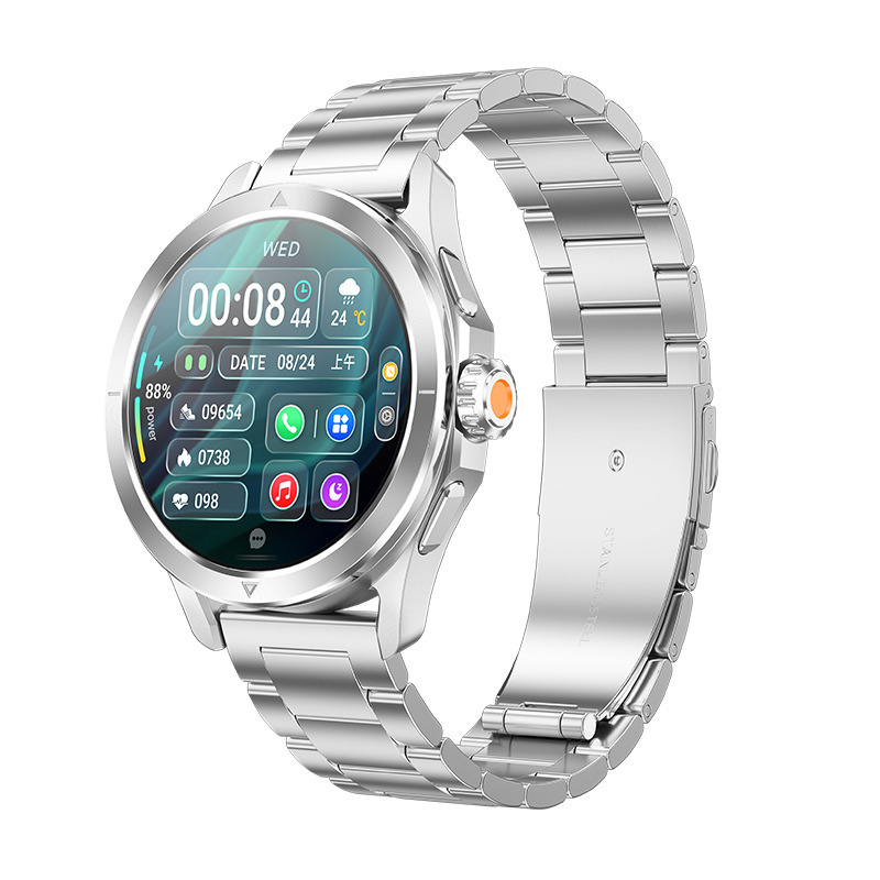 Reloj inteligente S4 Ultra con Bluetooth, detección de frecuencia cardíaca, presión arterial, oxígeno en sangre y temperatura corporal. Reloj multifunción._voghion.com