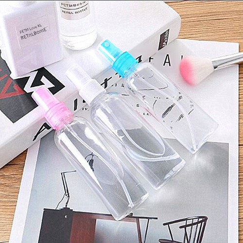 Makeup mist atomizer 30/50/100ml spray bottle portable hydration fine mist sprayer cartoon small spray bottle transparent