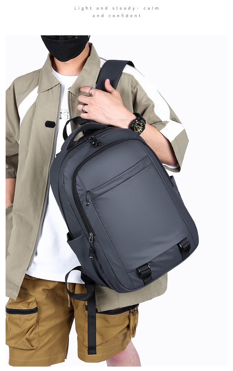 Cross-border wholesale commuting computer bags, large-capacity simple schoolbags for junior and senior high school students, foreign trade backpacks for men, Korean version business undefined