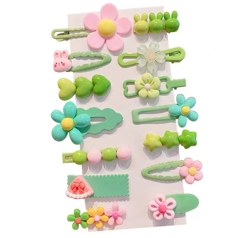 Tocado de horquilla para niños clip de flequillo para niñas clip lindo para niñas 2023 Nuevo bebé pequeño clip de horquilla accesorios para el cabello