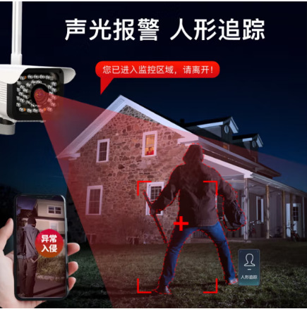 ワイヤレスカメラwifi携帯電話リモート屋内と屋外モニターhdナイトビジョン家庭用防水屋外監視|undefined