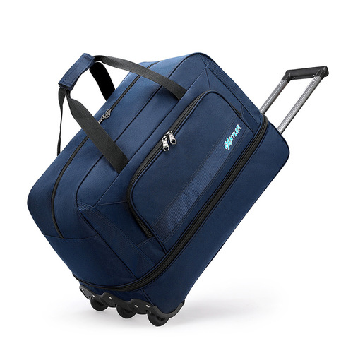 New Oxford Bra Rod Bag Large Capacity Expandable Travel Bag Three-Wheel Reinforced Tug Bag Wholesale Foreign Trade Set Three