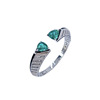 Sophisticated advanced retro ring, small design universal zirconium, high-quality style, European style