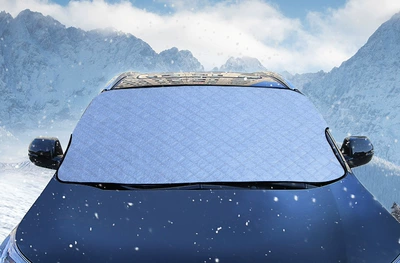 Car snow shield, cotton and thickening anti-frost snow - snow-shield-no-magnet-thickened-without-cotton