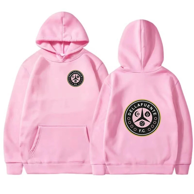 Dellafuente Gráfico Hoodie Autumn Men Women Long Sleeve Clot