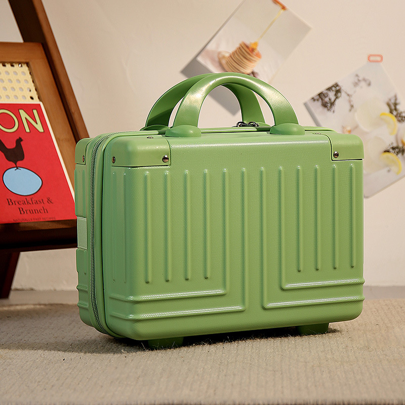 Nueva maleta de mano, caja de regalo para mujer, caja de dulces de boda de 14 pulgadas, mini caja de maquillaje linda, caja de almacenamiento de maleta