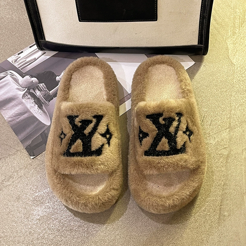 Slippers platform, non-slip keep warm footwear, plus size, wholesale, Amazon