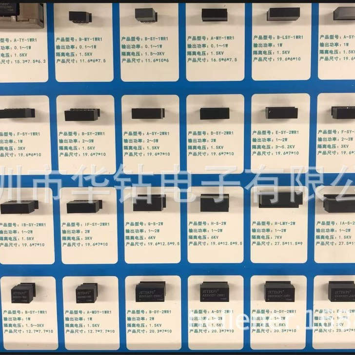 Изолированный регулируемый модуль питания с широким входным напряжением 1 Вт Agent Jiante J01M05D12S