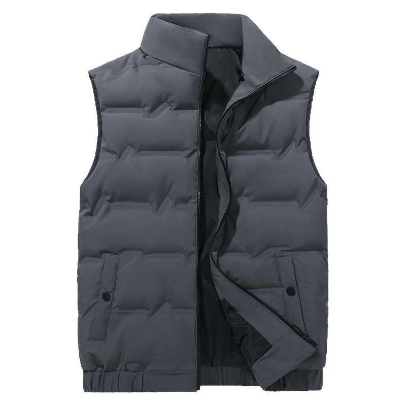 chaleco de plumón hombre invierno chaleco de plumón caliente ligero chaleco de tamaño grande para vestir chaqueta deportiva casual para hombres puede abrirse