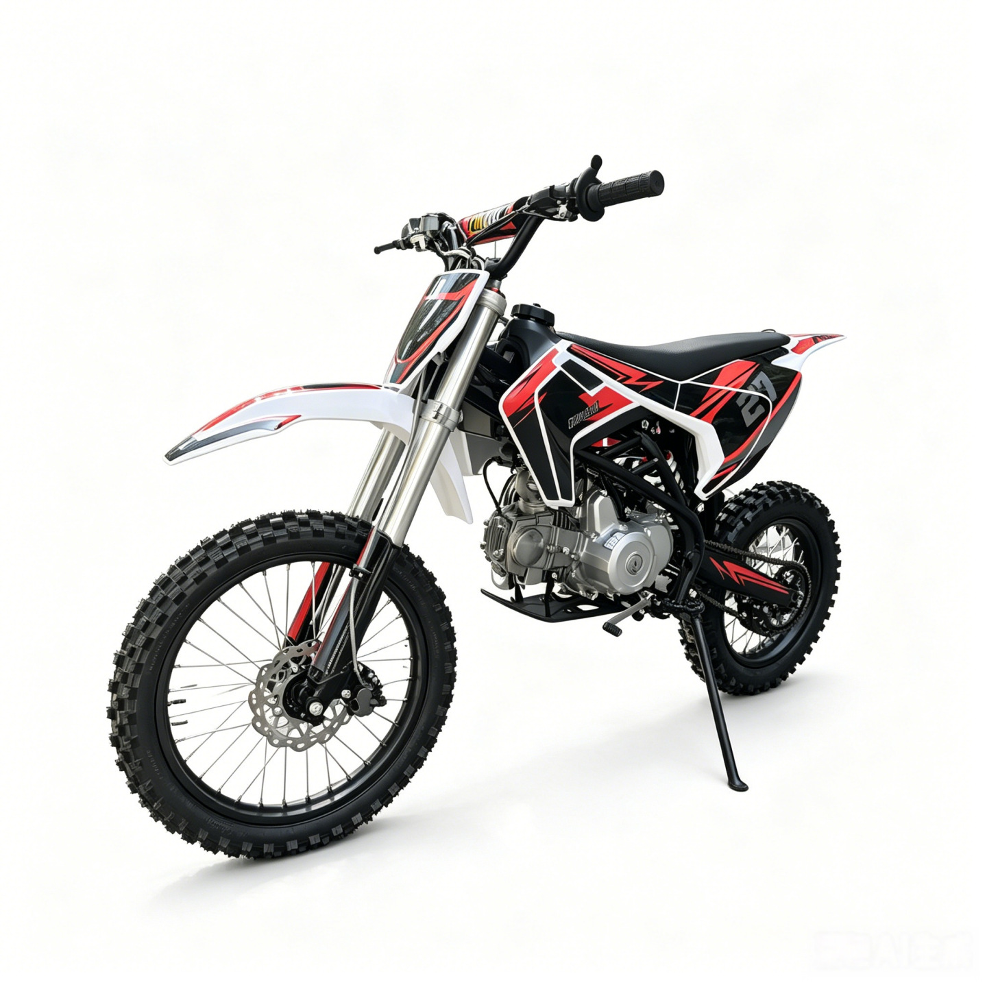 Reinforced Frame Double-Beam Two-Wheel Off-Road Motorcycle 125CC Adult Gasoline Mountain Bike Track Motorcycle