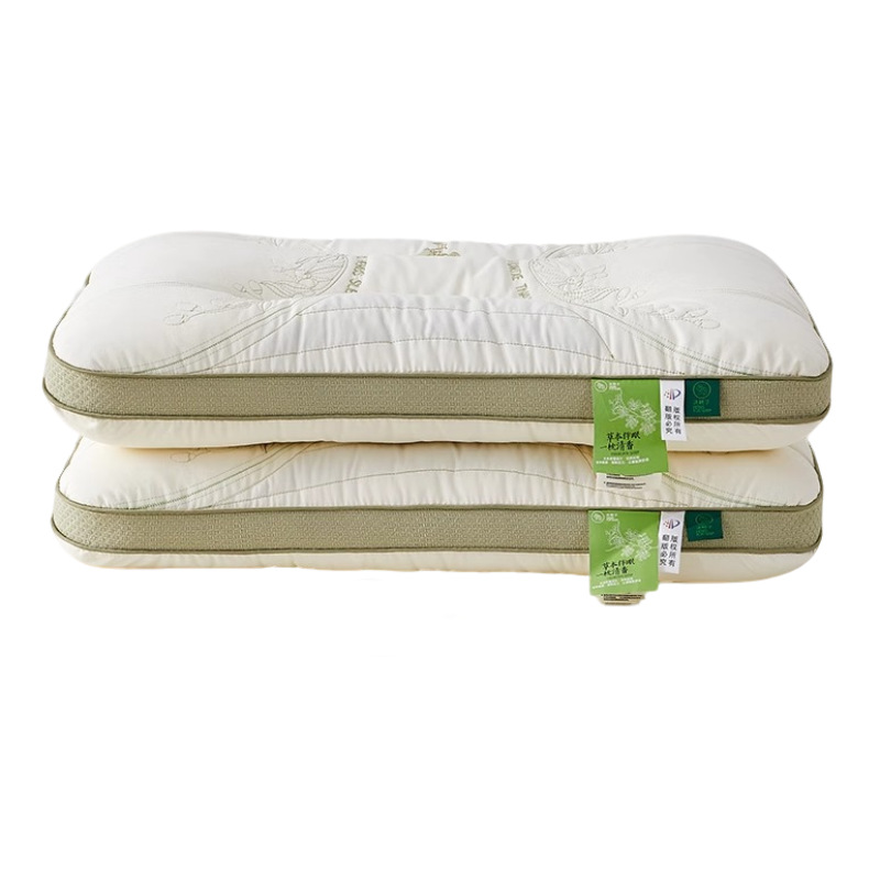 Almohada de semillas de casia, núcleo de almohada cervical, hogar para adultos, dormitorio de estudiantes, núcleo de cabeza entera individual, universal para hombres y mujeres
