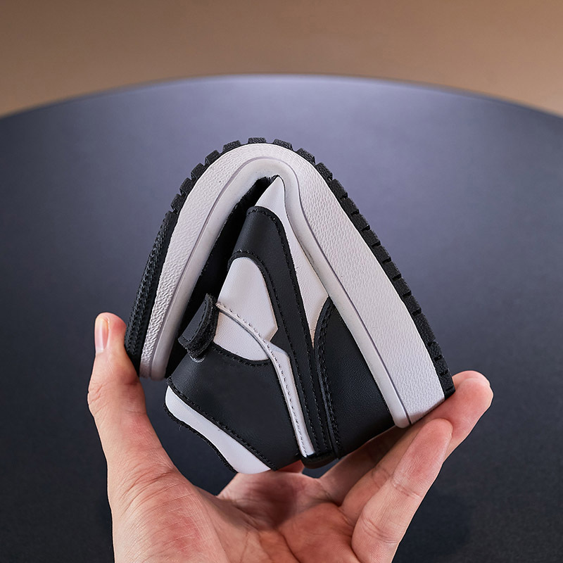 Barnskor 2023 höst och vinter nya barnbasketskor mode trend pojkar casual skor flickor höga toppar_voghion.com