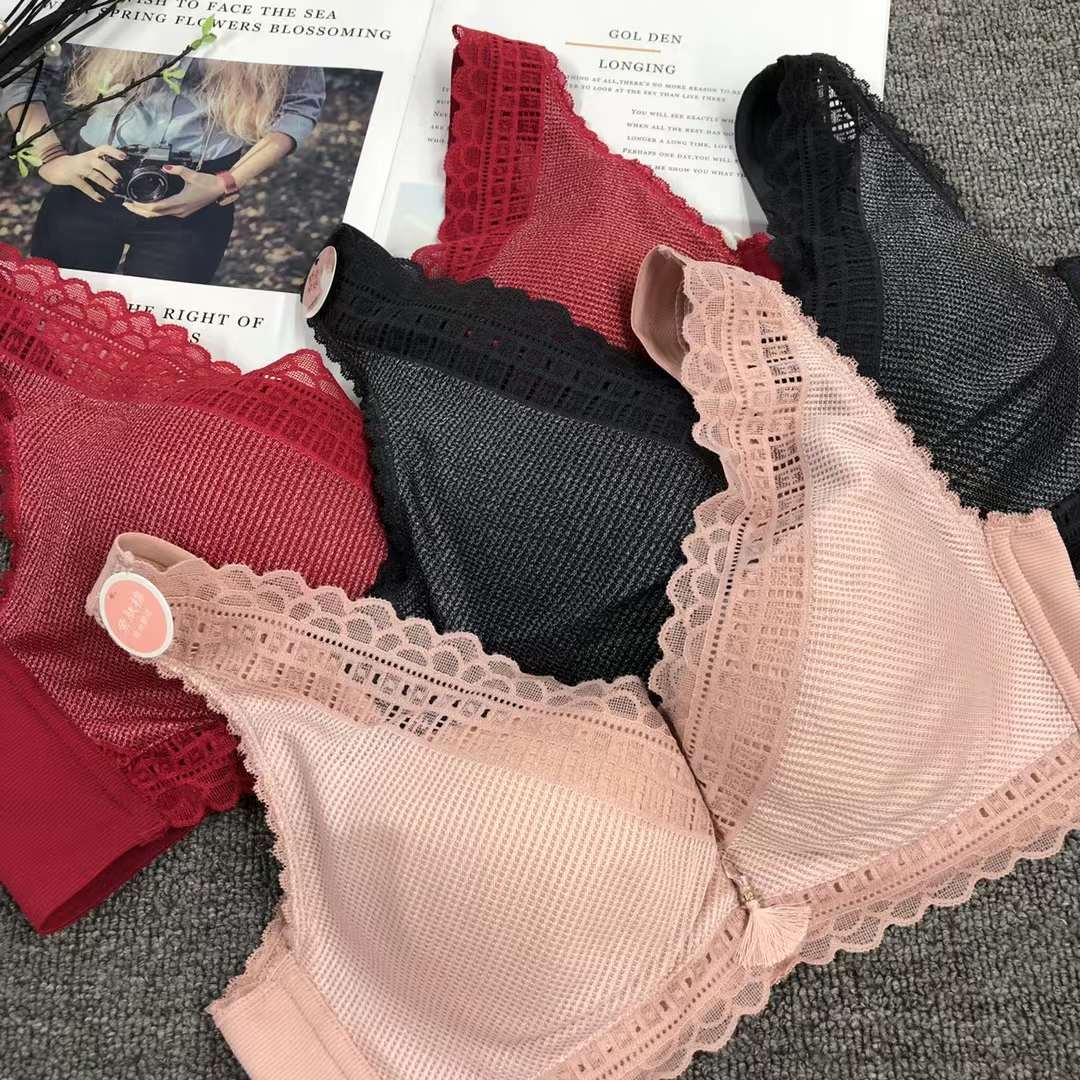 Nuevo Sujetador de encaje cintura ajustable que adelgaza la ropa interior de pecho pequeño empuja hacia arriba la ropa interior cómoda empuja hacia arriba el sujetador sin costuras