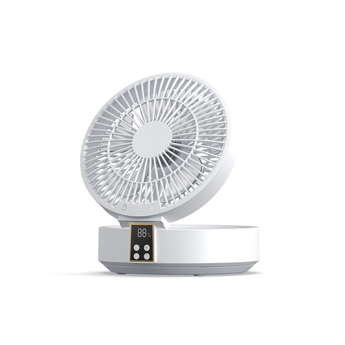 Cross-border folding fan USB charging fan desk mini fan remote control electric fan home circulating air conditioner fan