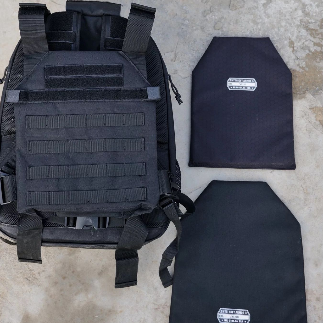 Mochila táctica a prueba de balas chaleco mochila militar ventiladores multi-funcional chaleco oculto mochila de gran capacidad SOETAC