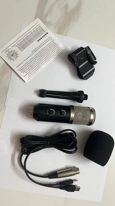 コンデンサーマイクusbインターフェースノイズ低減全民k歌有線録音生放送マイク携帯電話適用デスクトップパソコン|undefined