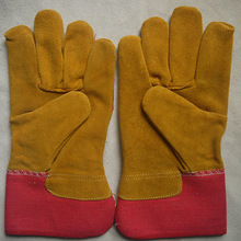 高州厂家供应各种皮手套/劳保防护手套/工地工人专用防切割手套