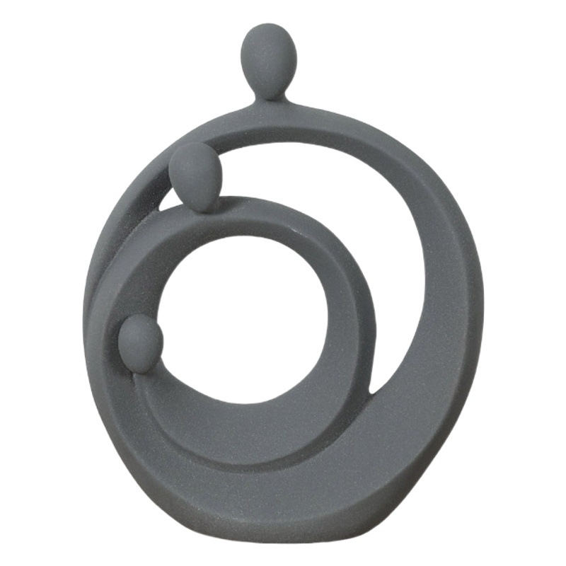 Moderno abstracto pareja decoración creativa cerámica amor arte figura escultura salón entrada TV decoración del gabinete