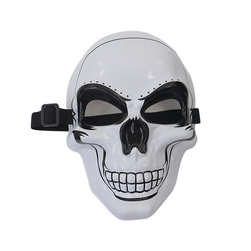 Ventas transfronterizas máscaras de esqueleto fantasma blanco máscaras de Halloween nuevas máscaras de terror máscaras de diablo máscaras de papel máscaras accesorios