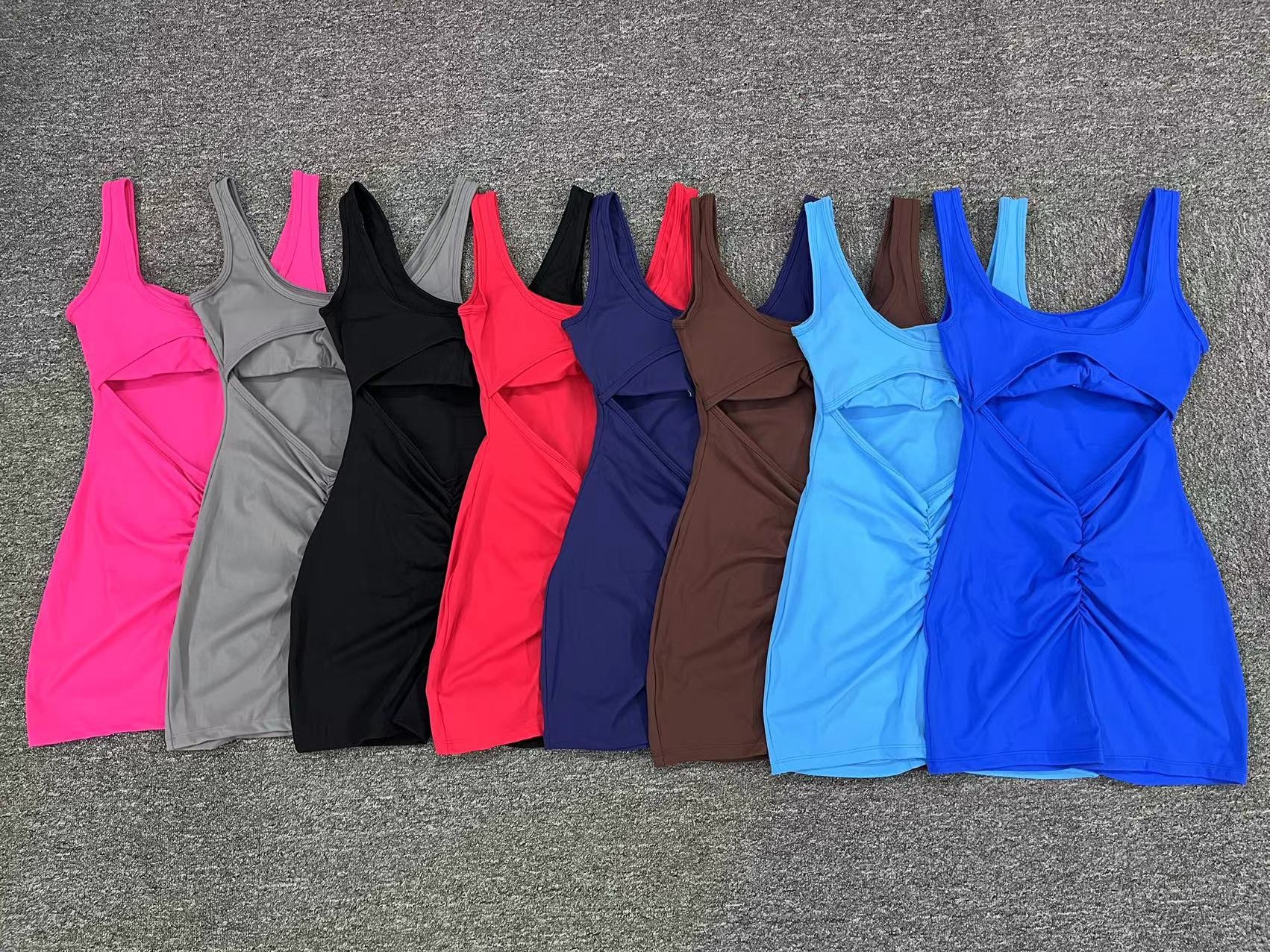 163g Weight Shorts Pants Length Nylon, Spandex Fabric Type Rompers Pants Type Fitness, Running Occasion Solid Color Pattern Spring&Summer Season Basic, Sport Style Style Basic Sport Style Solid Color Nylon Spandex Tracksuit Rompers 41