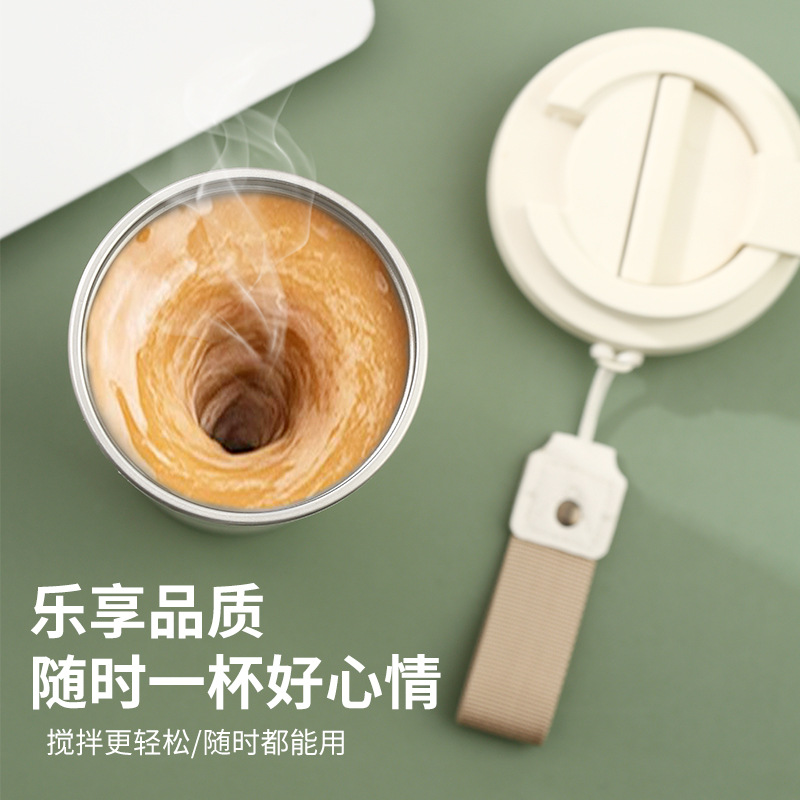 316 taza de acero inoxidable portable taza de café de cerámica para bebidas dobles para niñas en el automóvil