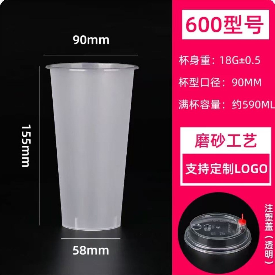 Vasos Desechables de Plástico 90mm PP Resistente a Altas Temperaturas con Tapa para Bebidas image 20