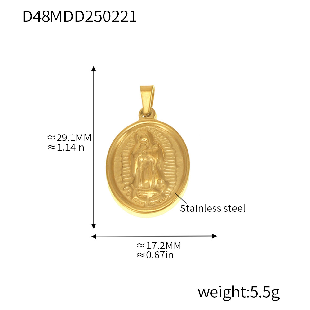 Europa y América de moda DIY accesorios colgante colección red de acero inoxidable 18K joyas collares de oro real al por mayor