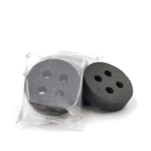 50mm four-hole shisha charcoal piece incense charcoal ignition burning roasting tea quick-burning fruit wood barbecue flammable charcoal