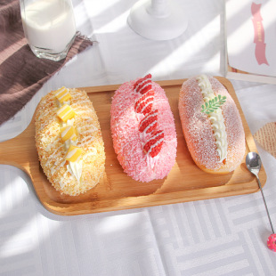 Simulation Fake Bread Crafts Ornaments Food Model Soft Fragrance Props Window Display Permanent Preservation